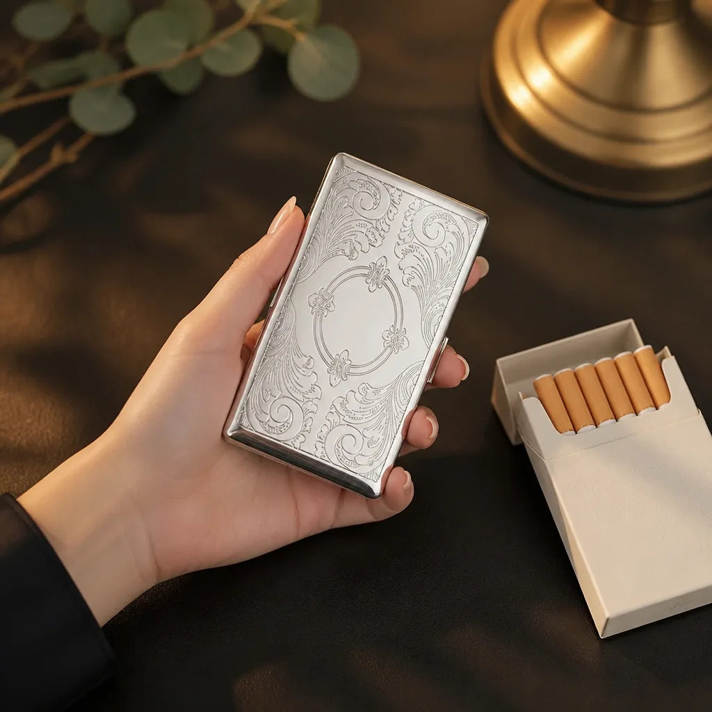 porte-cigarette-argent